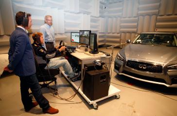 FARMINGTON HILLS, Michigan (June 10, 2013) - Formula One Triple World Champion Sebastian Vettel today continued his role as INFINITI's Director of Performance, going behind the scenes at the company's North American Technical Center.

