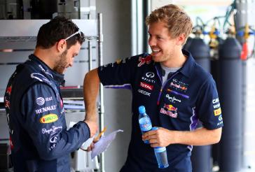 INFINITI team members talking at the Austrian Grand Prix Preview