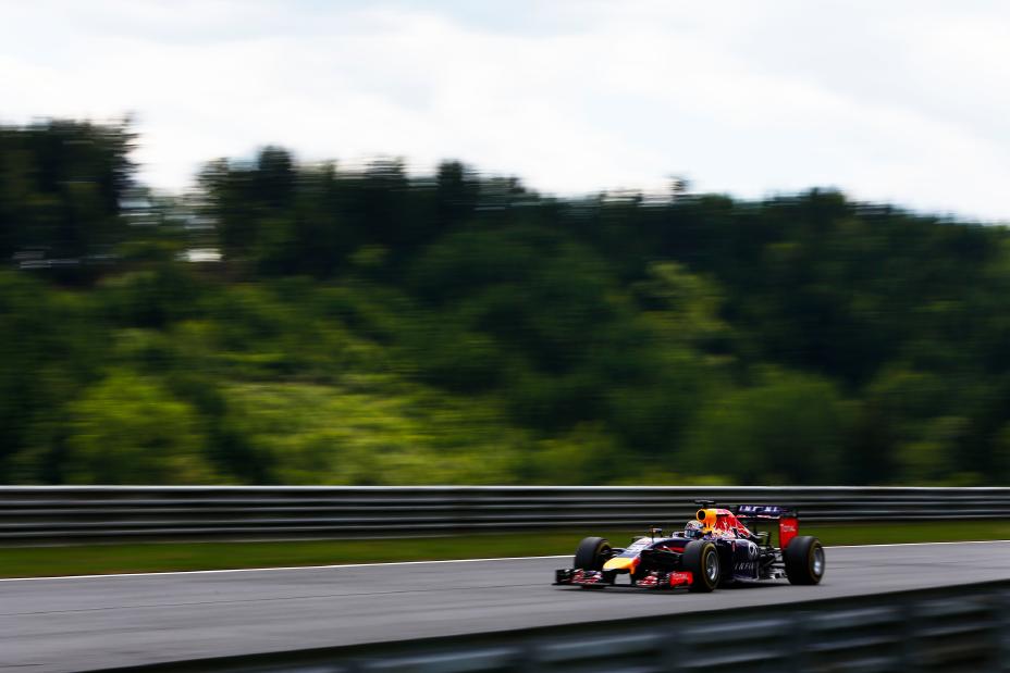 Austrian Grand Prix Race- front left side in the middle of a race