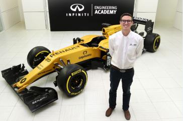 Alex Paleológos, el representante de México en la primera edición de INFINITI Engineering Academy.