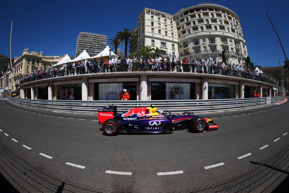 A race car at the 2014 Monaco Grand Prix