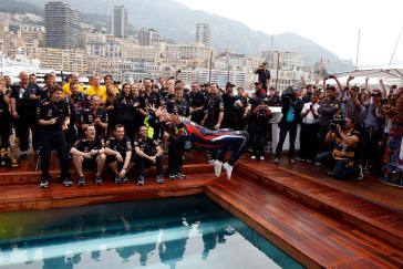 Red Bull Racing Wins Third Successive Monaco Grand Prix.