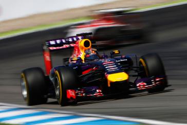 In focus F1 while another one us blurry behind it