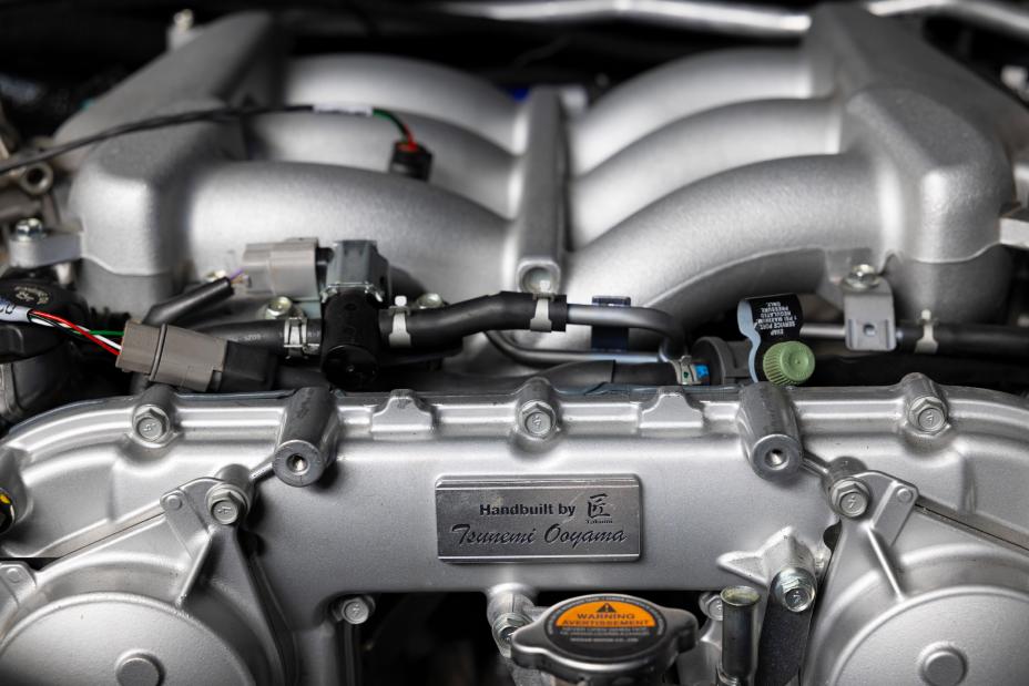 The engine inside the INFINTI QX80 R-Spec build.