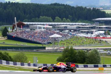 Fans waiting at the Austrian Grand Prix Qualifying event.