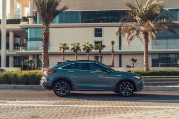 El diseño coupé de INFINITI QX55 no es solo estético; define su personalidad.