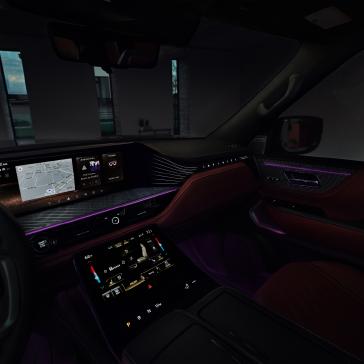 Foto de colores interiores del QX80 Autograph de INFINITI
