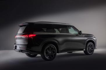 QX80 builds on its stunning Artistry in Motion design with the luxury flagship’s first-ever SPORT grade. Giving QX80 its sleekest, most dynamic appearance to date, the SPORT grade exemplifies INFINITI’s focus on delivering bold style that speaks to the tastes of luxury SUV drivers.