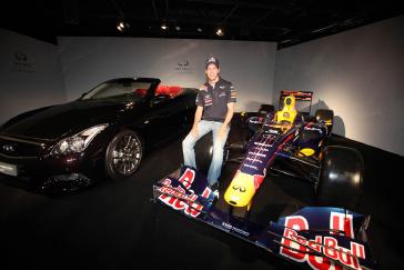 Montreal, Canada - June 8th, 2011:  Formula One World Champion Sebastian Vettel started his Canadian Grand Prix weekend early today, test driving a high performance INFINITI car around a track in Montreal.