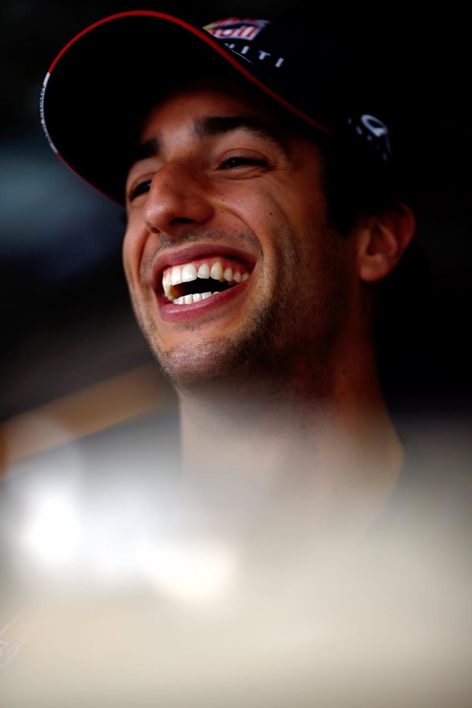 Headshot of INFINITI driver laughing