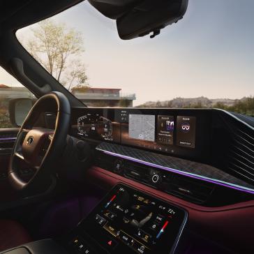 Vista lateral del INFINITI QX80 Autograph